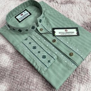 5.প্রিমিয়াম এমব্রয়ডারি ঈদ পাঞ্জাবি 🌙🔥