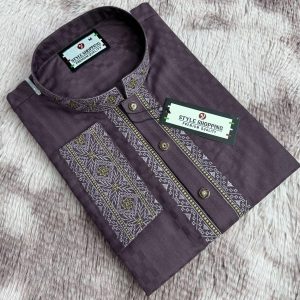 4.প্রিমিয়াম এমব্রয়ডারি ঈদ পাঞ্জাবি 🌙🔥