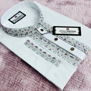 3.প্রিমিয়াম কট সুতা সিকোয়েন্স এমব্রয়ডারি কাজ করা🔥