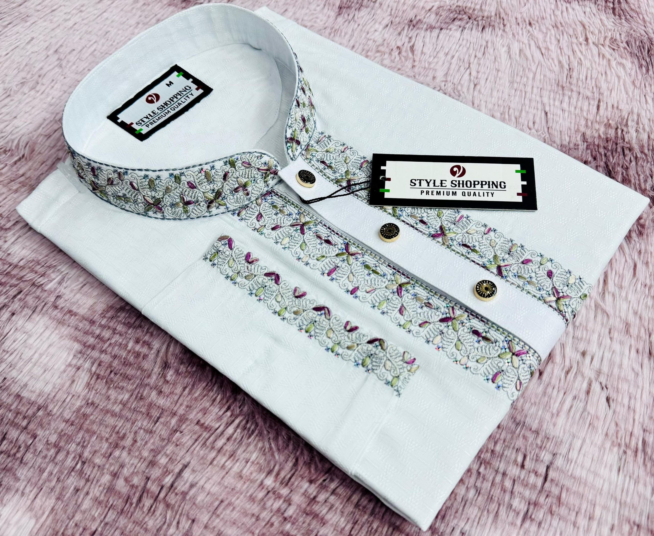 3.প্রিমিয়াম কট সুতা সিকোয়েন্স এমব্রয়ডারি কাজ করা🔥