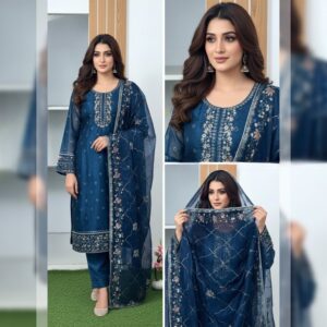 আনরেডি এম্বোডারি পার্টি ড্রেস কোডঃ505