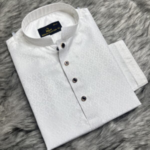 4.Menâs Premium Panjab-Classic White.