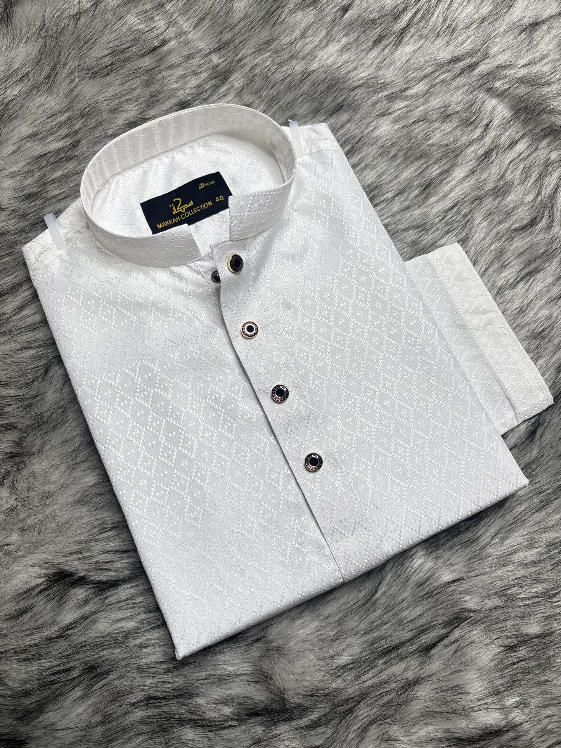 4.Men’s Premium Panjab-Classic White.