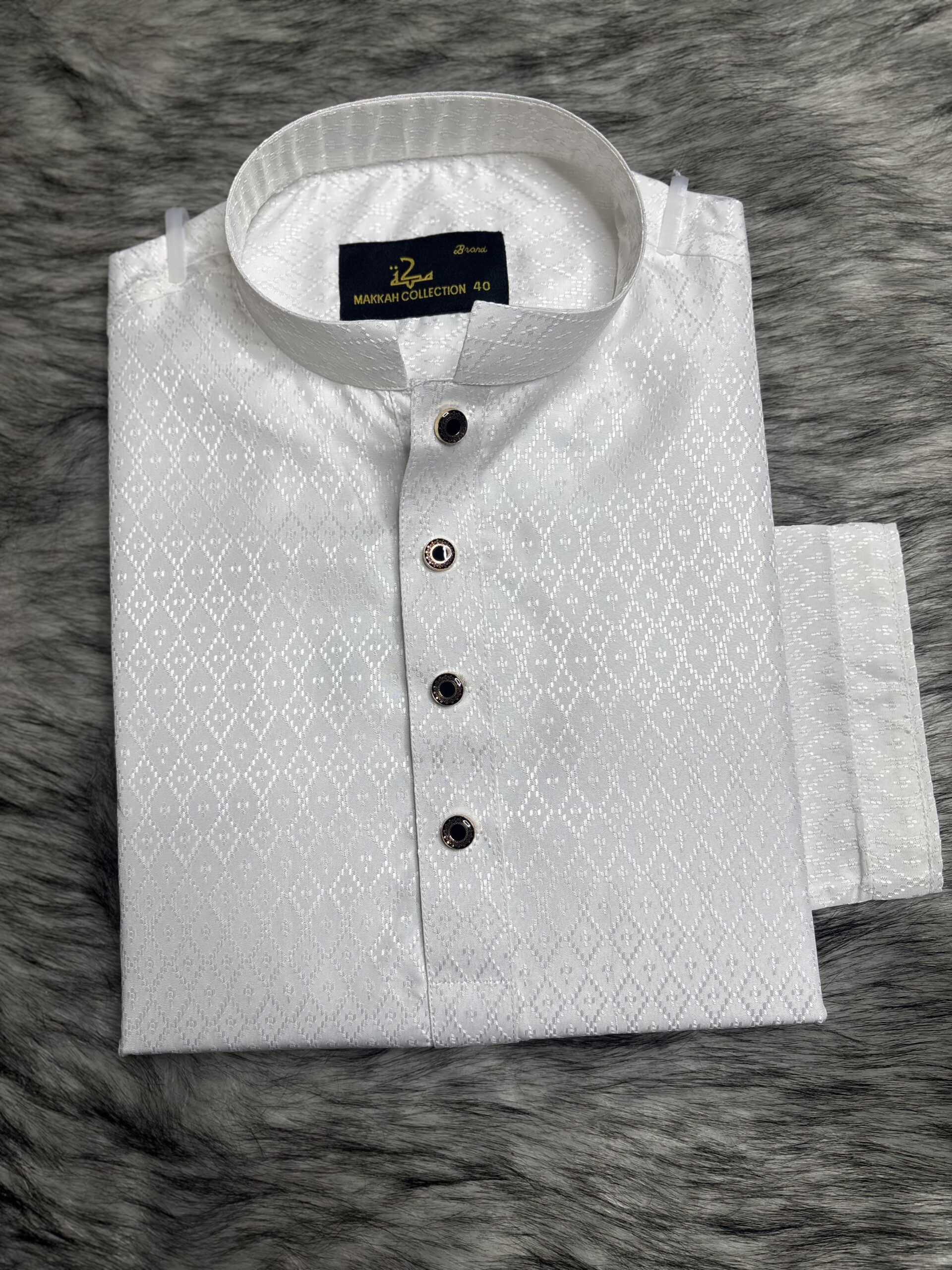 4.Men’s Premium Panjab-Classic White. - Image 3